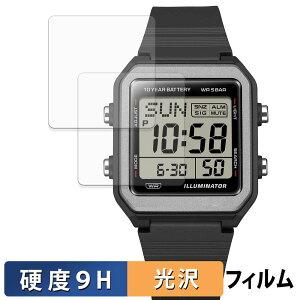 CASIO Collection W-221H �V���[�Y (2���Z�b�g) �p �ی�t�B���� �y 9H���d�x ����d�l �z �t�B���� �����K���X�Ɠ����̍��d�x ���{��