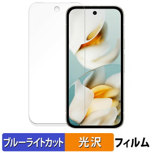 【ポイント2倍】 Google Pixel 9a インカメラ穴あり 保護フィルム ブルーライトカット フィルム 【 光沢仕様 】 日本製
