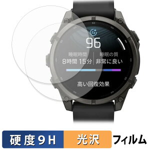 GARMIN fenix 9 / 9 Pro / 9 Pro inReach 47mm (2���Z�b�g) �p �K���X�t�B���� (�ɔ��t�@�C�o�[) �ی�t�B���� �y 9H���d�x ����d�l �z ���{��