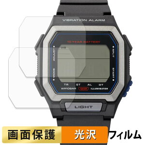 CASIO Collection W-738H �V���[�Y (2���Z�b�g) �p �t�B���� �t�� �ی�t�B���� �y �����ߗ� �z ���{��