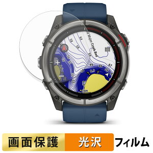 GARMIN quatix 8 AMOLED 51mm �p �t�B���� �t�� �ی�t�B���� �y �����ߗ� �z ���{��