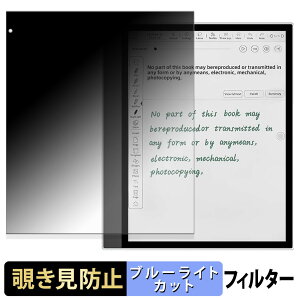 【ポイント2倍】 Bigme inkNote X Color ( 10.3インチ ) 【 180度 】 覗き見防止 フィルム ブルーライトカット アンチグレア 日本製