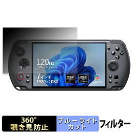 GPD WIN 5 【 360度 】 覗き見防止 フィルム ブルーライトカット 日本製
