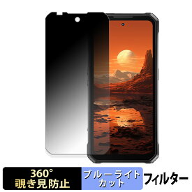OUKITEL WP100 【 360度 】 覗き見防止 フィルム ブルーライトカット 日本製