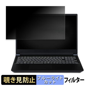 iiyama LEVEL INFINITY 15.6�^ ( 15FX157 ) �V���[�Y �`�����h�~ �v���C�o�V�[�t�B���^�[ �y �^�u�E�S���V�[���� �z �u���[���C�g�J�b�g �ی�t�B���� ���˖h�~