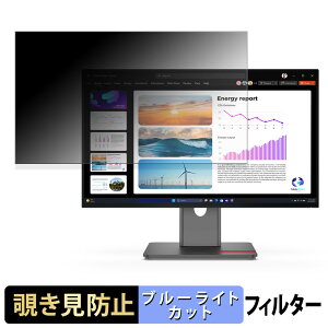 Lenovo ThinkVision P24Q-40 / P24QD-40 �`�����h�~ �v���C�o�V�[�t�B���^�[ �u���[���C�g�J�b�g �ی�t�B���� �A���`�O���A �^�u�E�S���V�[����