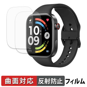 Xiaomi REDMI Watch 6 (2���Z�b�g) �p �ی�t�B���� �y �ȖʑΉ� ���˒ጸ �z �L�Y�C�� ���{��