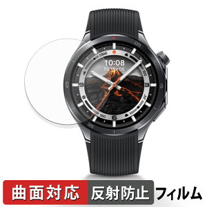 OPPO Watch X2 46mm (2���Z�b�g) �p �ی�t�B���� �y �ȖʑΉ� ���˒ጸ �z �L�Y�C�� ���{��