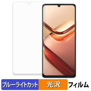 【ポイント2倍】 DOOGEE Note 58 / 58 Pro 保護フィルム ブルーライトカット フィルム 【 曲面対応 光沢仕様 】 キズ修復 日本製