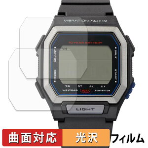CASIO Collection W-738H �V���[�Y (2���Z�b�g) �p �ی�t�B���� �y �ȖʑΉ� ����d�l �z �L�Y�C�� ���{��