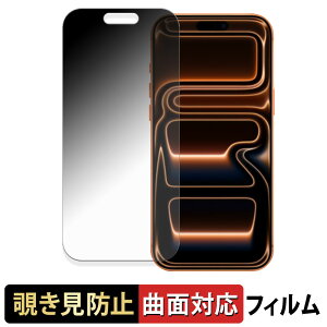 Apple iPhone 17 Pro Max 【 180度 曲面対応 】 覗き見防止 フィルム ブルーライトカット アンチグレア 日本製