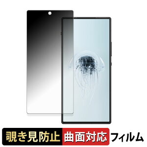 【ポイント2倍】 Nubia REDMAGIC 10 Air ( インカメ穴有り ) 【 180度 曲面対応 】 覗き見防止 フィルム ブルーライトカット 光沢仕様 日本製