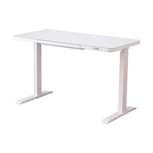 電動昇降デスク 昇降デスク 昇降 強化ガラス ガラスデスク 高さ調節 幅115cm パソコンデスク コンパクト ワイヤレス充電 タッチパネル デスク スタンディングデスク 作業台 シンプル おしゃ