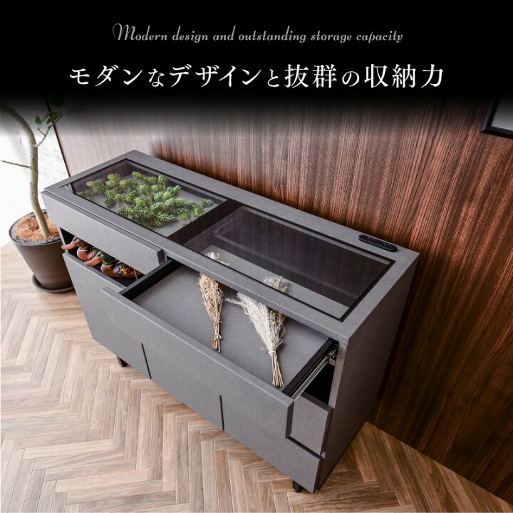 楽天市場】ラック キャビネット コレクションラック リビング収納 収納 