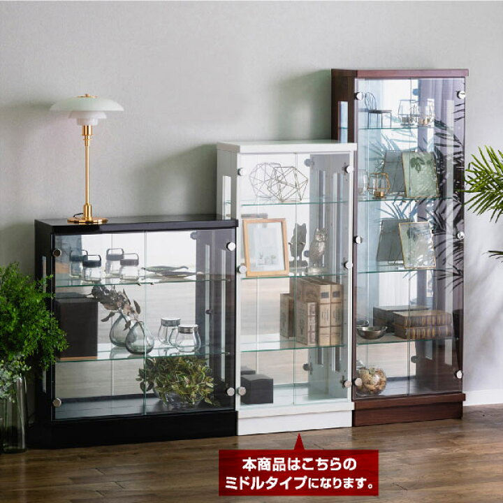 楽天市場 コレクションケース 本体 ミドルタイプ 奥行き25cm 幅50cm コレクションラック コレクションボード フィギュア ケース 棚 Led照明 ライト ディスプレイラック ガラス棚 壁面収納 大型 おしゃれ 完成品 ワイバーン50m ライフインテリア