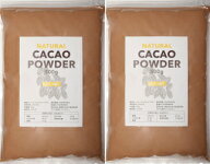 ナチュラル カカオパウダー 1kg　【非アルカリ処理】【EU有機認証 ペルー産 カカオ豆100%使用 】【カカオ…