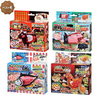 メガハウス 解体パズル ＼ベスト4セット／ 焼肉パズル ウシ 牛 ＆ マグロ解体パズル 鮪＆ ＆ 焼き鳥パズ…