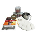 どこでも湯沸しセット DUAL HEAT デュアルヒート お湯を沸かす 防災 ジエチレングリコール 燃料 個体 固形 携帯燃料 …