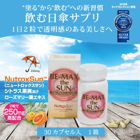 【BE-MAX正規販売店】飲む日焼け止め BE-MAX the SUN 30カプセル 1箱｜UVケア・美白サプリ【日本製 正規品】ビーマックスザサン