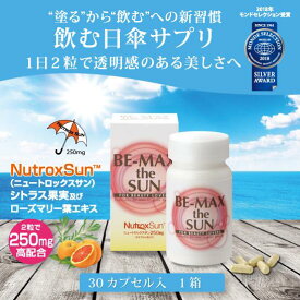 【BE-MAX正規販売店】飲む日焼け止め BE-MAX the SUN 30カプセル 1箱｜UVケア・美白サプリ【日本製 正規品】ビーマックスザサン
