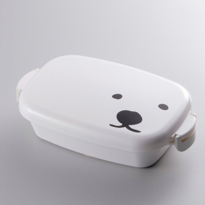 楽天市場 シロクマ カフェランチ白 弁当箱 おにぎり弁当 サンドウィッチ弁当 お弁当 電子レンジ 軽量 軽い 白くま しろくま カワイイ 札幌円山動物園 ギフト プレゼント 築地百貨店