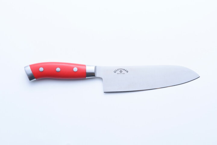 楽天市場 ウル得ナイフ 三得包丁 18cm 国産 ウル得マン 日本製 文化包丁 万能包丁 切れ味抜群 モリブデンバナジウム鋼 よく切れる 包丁 みじん切り ギフト プレゼント 贈り物 結婚祝 築地百貨店