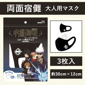 呪術廻戦　両面宿儺　子供用　マスク　3枚セット　スポーツ素材マスク 22855324
