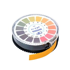 ph試験紙 尿検査 リトマス試験紙 pH試験紙 1-14 酸アルカリ度テスト紙 幅8mm ロールタイプ 水 尿 唾液 化粧品 土壌用 高精度カラーチャート付き 簡単 迅速 多用途