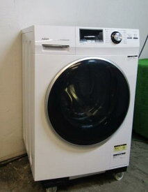 S845★消毒済 AQUA AQW-FV800E(W)ドラム式洗濯機　アクア 8Kg 保証付