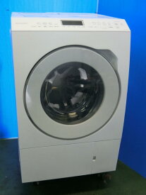 U484め★パナソニックドラム洗濯機・12Kg/6Kg/NA-LX125AL・2022年製・保証付【中古】