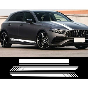 �ԗp�{���l�b�g�f�J�[�� �T�C�h�X�g���C�v �X�J�[�g�X�e�b�J�[ For �x���c A�N���X A45S W177 V177 A35 A45 W176 AMG DIY�����A�N�Z�T���[ �����f�J�[���A�N�Z�T���[