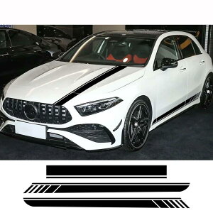 �Ԃ̃h�A�T�C�h�X�e�b�J�[ �Ԃ̃{���l�b�g�f�J�[�� �T�C�h�X�g���C�v �X�J�[�g�X�e�b�J�[�Afor �x���c A�N���X A45S W177 V177 A35 A45 W176 AMG DIY�����A�N�Z�T���[