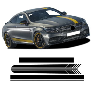 AMG �G�f�B�V���� 1 �T�C�h �X�g���C�v �X�J�[�g �X�e�b�J�[ �t�[�h ���[�t �g�����N �{�f�B �L�b�g �f�J�[���Afor B=enz C �N���X W205 C63 C43 C205 A205 S205 �p