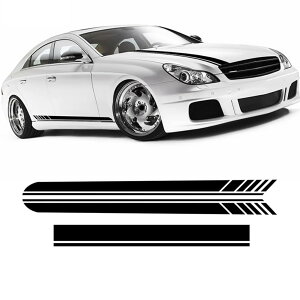 3 ���h�A�T�C�h�X�g���C�v�X�J�[�g�X�e�b�J�[�G�f�B�V���� 1 �ԃt�[�h�f�J�[���AFOR M=ercedes B=enz CLS �N���X C257 W218 W219 CLS350 CLS63 AMG C219 �p