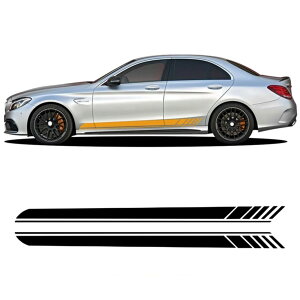 2���� �Ԃ̃h�A�T�C�h�X�g���C�v�X�J�[�g�X�e�b�J�[ �f�J�[�� �����Z�f�X�x���c ACE CLA CLS GLA GLC GLE�N���X�p AMG GT W204 W205�A�N�Z�T���[�p
