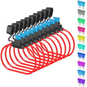 5�� 14AWG �q���[�Y�z���_�[ �C�����C�� ATC/ATO 32V �����ԁA50�̕W���J�[�u���[�h�q���[�Y (1A 2A 3A 4A 5A 7.5A 10A 15A 20A 30A)