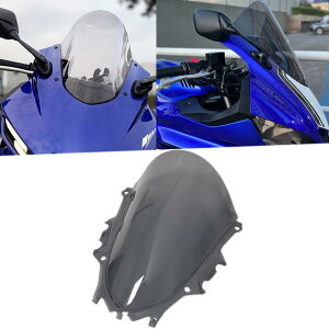 FOR YZF-R3 YZF-R25 yzf r3 yzf r25 2025�V�����A�N�Z�T���[�������ꂽ�����̕��h�t�����g�K���X�f�t���N�^�[���h (���C�g�X���[�N (�X���[�L�[�u���b�N) [���s�A���i]
