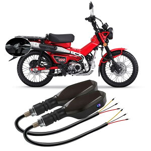 FOR CT125 �n���^�[�J�u CT125 Hunter Cub CT125 �A�N�Z�T���[ �E�B���J�[�v���W�F�N�^�[���C�g �I�[�g�o�C�p �V�[�P���V�����t���[�_�ŃC���W�P�[�^�[ LED�E�B���J�[�J���[ �����j���O���C�g 2�p