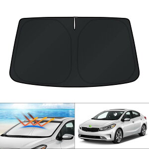 �J�X�^���t�B�b�g �t�����g�K���X�T���V�F�[�h Kia Forte 2014 2015 2016 2017 2018�p �A�N�Z�T���[ �E�B���h�E�V�F�[�h �T���o�C�U�[�v���e�N�^�[ �܂肽���ݎ��u���b�N ���O�� �Ԃ�������ۂ�