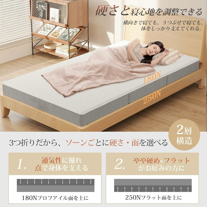 楽天市場】【厚さ極厚10cm】マットレス シングル・セミダブル・ダブル 