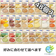 送料無料！【おいしくミキサー48個入 お好きな食品16種類選べます！ 】介護 詰合せ 詰め合わせ 福祉 レト…