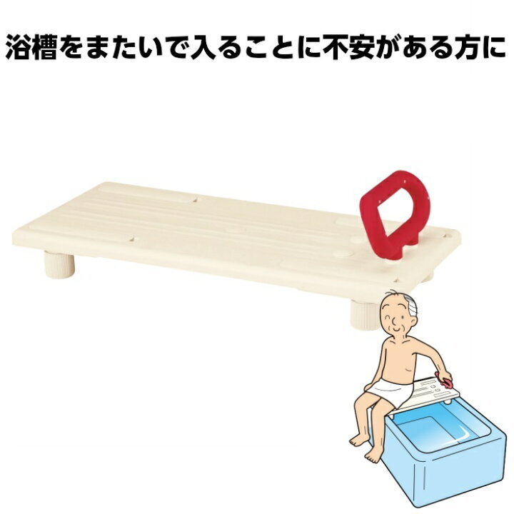 楽天市場】【 安寿 バスボード U-L 薄型 】浴槽への出入りを安心して 