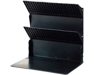 本立て ブックスタンド 1冊でも倒れないブックスタンド 卓上 雑誌 文庫 1冊でも倒れないブックスタンド A4 文具A3577 LIHITLAB(リヒトラブ) │ ストッパー 付き ジョイント 連結 整理整頓 収納