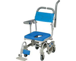シャワーキャリー 入浴 車椅子 シャワーラク4輪自在V SAL O型シート SWR150SAL ウチヱ │ 介護用品 高齢者 お年寄り 老人 シニア 病院 老人ホーム デイサービス 福祉施設 介護施設 入所 入院