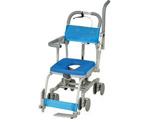 シャワーキャリー 入浴 車椅子 楽チル4輪自在SAL O型シート RT010SAL ウチヱ │ 介護用品 高齢者 お年寄り 老人 シニア 病院 老人ホーム デイサービス 福祉施設 介護施設 入所 入院