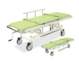 ストレッチャー 車載ストレッチャー150 TB-1027 高田ベッド製作所 │ 搬送台 輸送台 病院 施設 介護 高齢者 福祉車両 クランク式ハンドル 老人ホーム デイサービス 医療 介護用品 福祉施設 介護施設