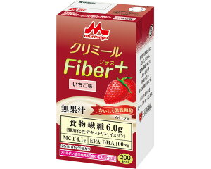 クリミール ファイバープラス 森永 栄養補助食品 飲料 エンジョイクリミール Fiber+ いちご味 125mL 0656271 クリニコ │ 高カロリー エンジョイシリーズ ドリンク 栄養補給 シニア 高齢者 介護食