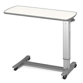 簡単なレバー操作で高さを合わせられるテーブル。 ベッドサイドテーブル　ガススプリング式 KF-1920（在宅向け・個人販売用）パラマウントベッド　ベッド テーブル サイドテーブル