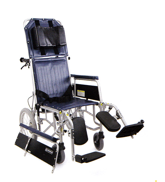 カワムラサイクルスチール製フルリクライニング介助用車椅子 リクライニング 日本産 車椅子 スチール製フルリクライニング介助用車椅子 激安店舗 カワムラサイクル smtb-KD RR43-NB 欠品