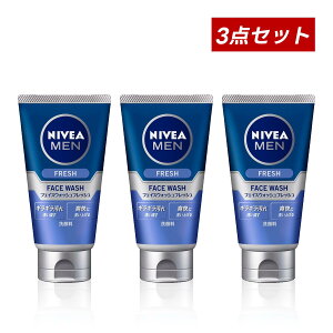 �y�N�[�|�����p�ōő�150�~OFF�z�y���[�z�y�������K�i�E�܂Ƃߔ����E���������zKAO �ԉ� NIVEA MEN �j�x�A���� �t�F�C�X�E�H�b�V�� �t���b�V�� 100g ×3�_�Z�b�g �j���p���t�H�[���y4901301349224-3